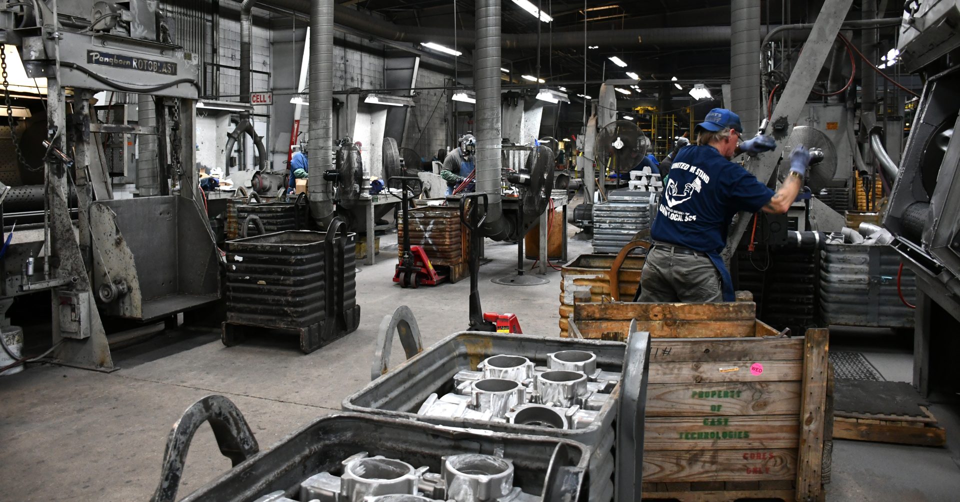 Fosa d'alumini industrial